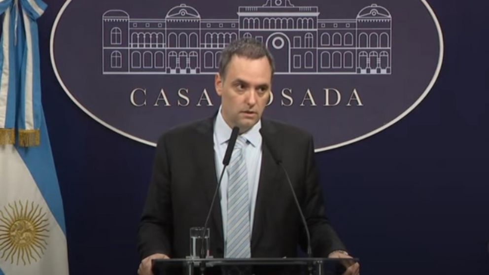 Manuel Adorni criticó a la CGT por el paro general (Captura de video).