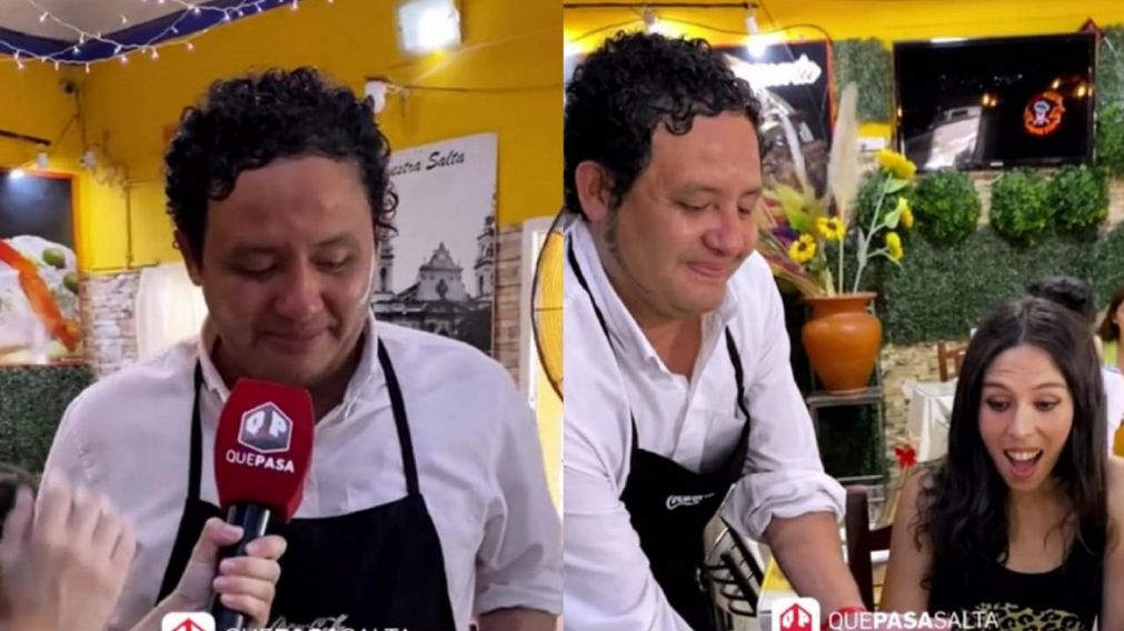 La actitud del mozo al momento de atender se llevó todas las mismas y generó una ola de comentarios positivos en TikTok. (Foto: captura de video "quepasasalta")