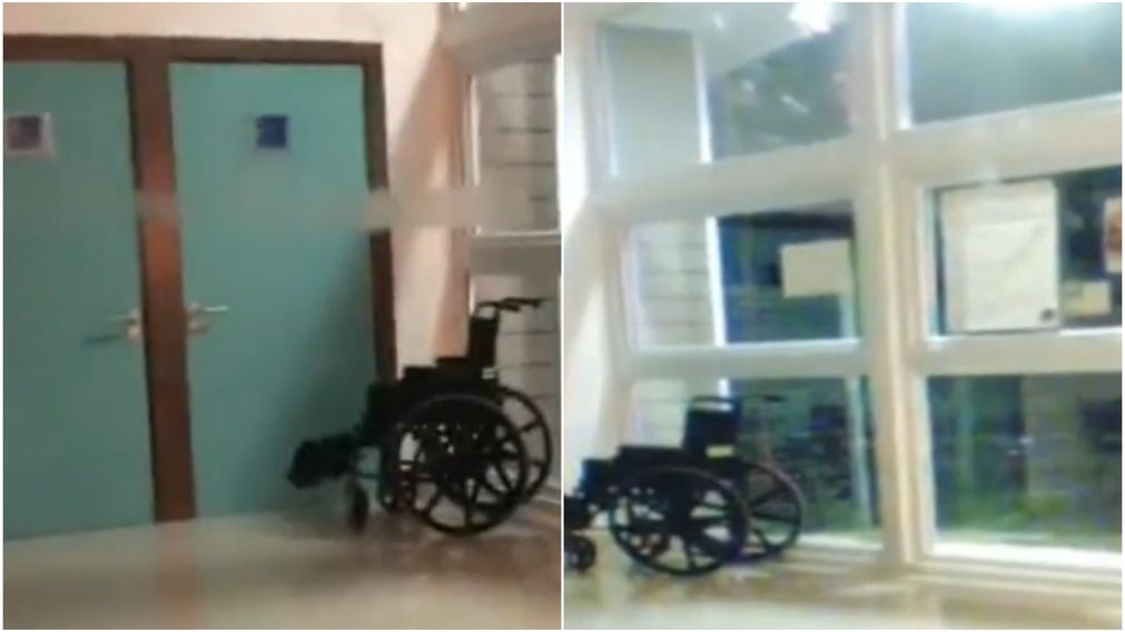 Una impactante secuencia en un hospital aterró a todos.