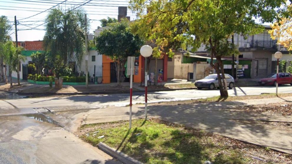 Acá, en esta esquina, se produjo la agresión sufrida por Eduardo Mure.