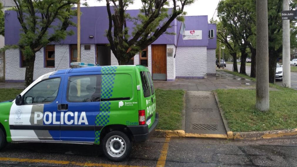 La detenida fue alojada de manera preventiva en esta comisaría.
