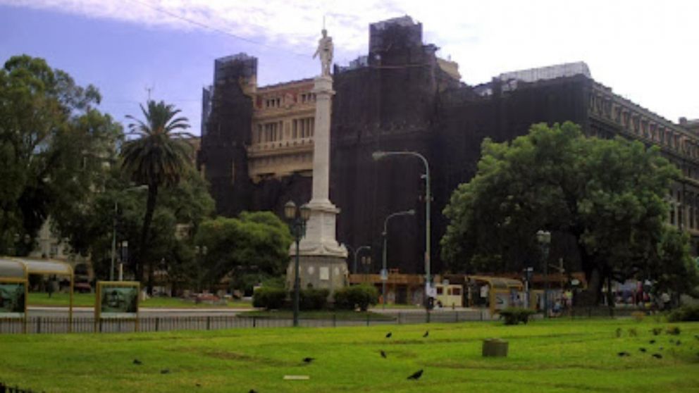 Plaza Lavalle, el epicentro del acto.