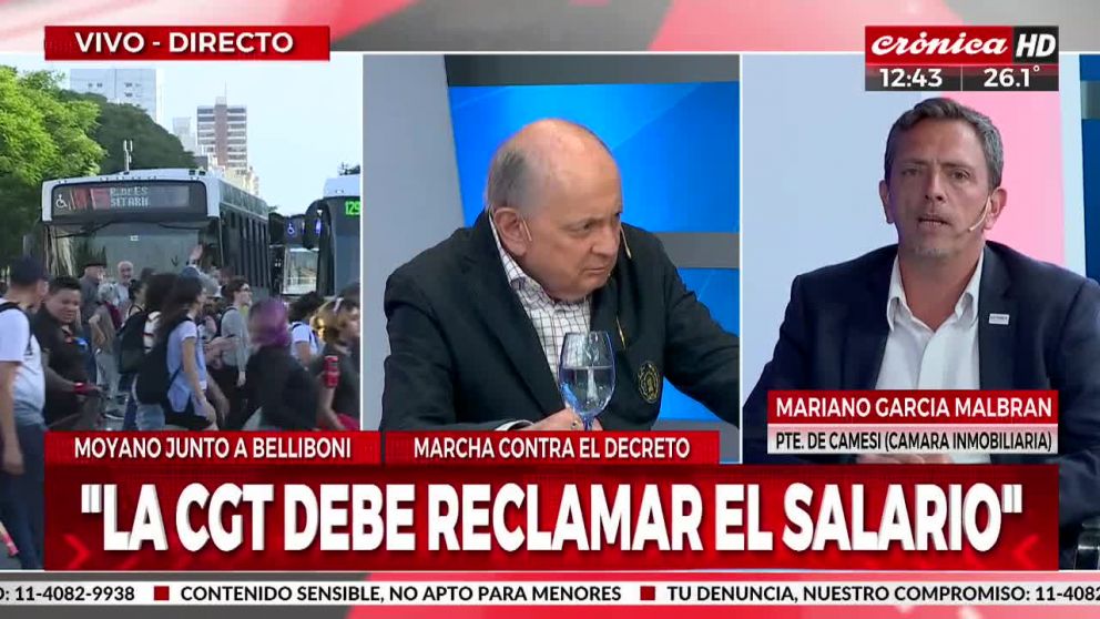 García Malbrán: "Hoy hay 5 millones de argentinos que tienen que alquilar".