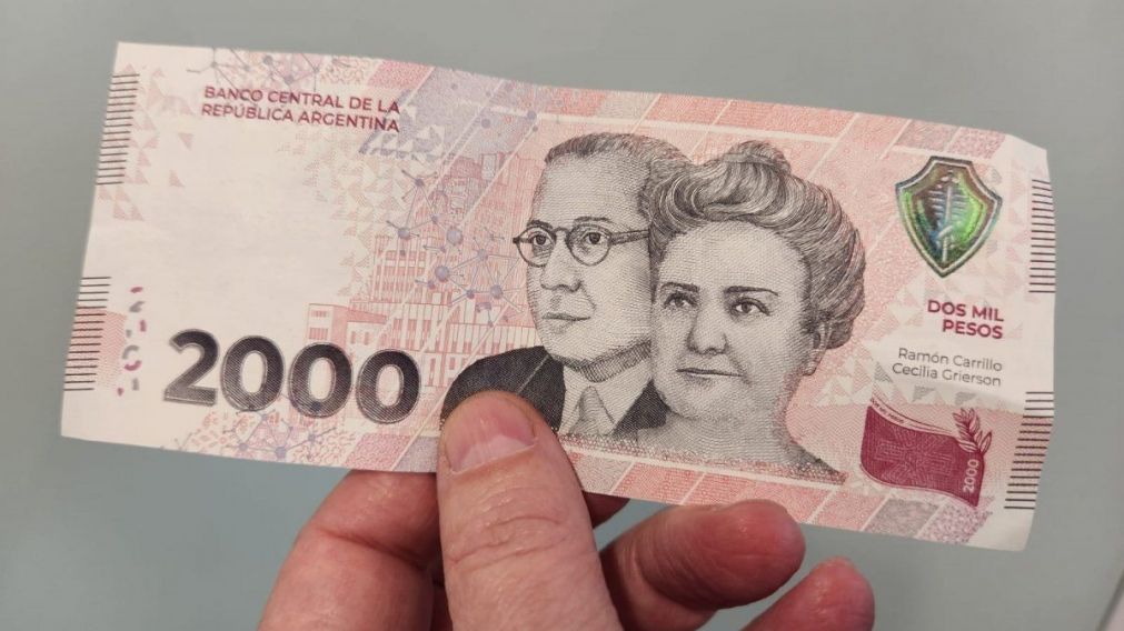 El �ltimo billete que sali� a circulaci�n es del de $2.000, algo m�s de dos d�lares.
