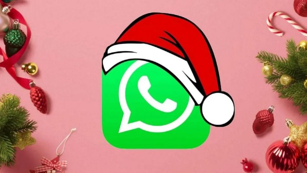 Truco de WhastApp: cómo poner a Papá Noel en el ícono de la aplicación.