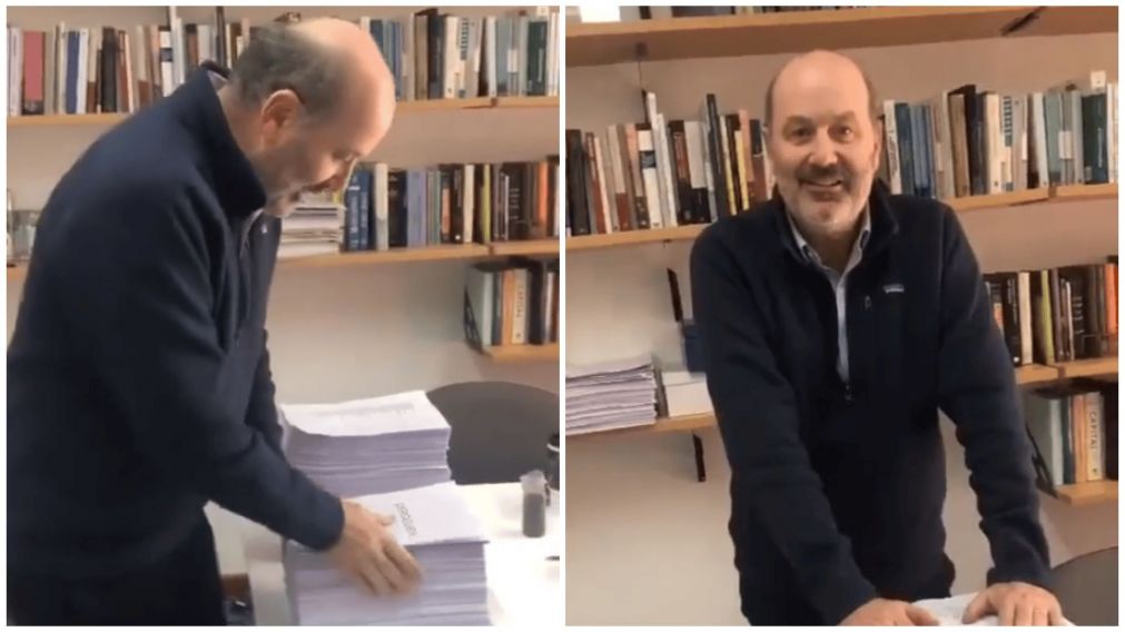 El exministro y asesor Federico Sturzenegger presentó el plan de desregulación de la economía con un video.