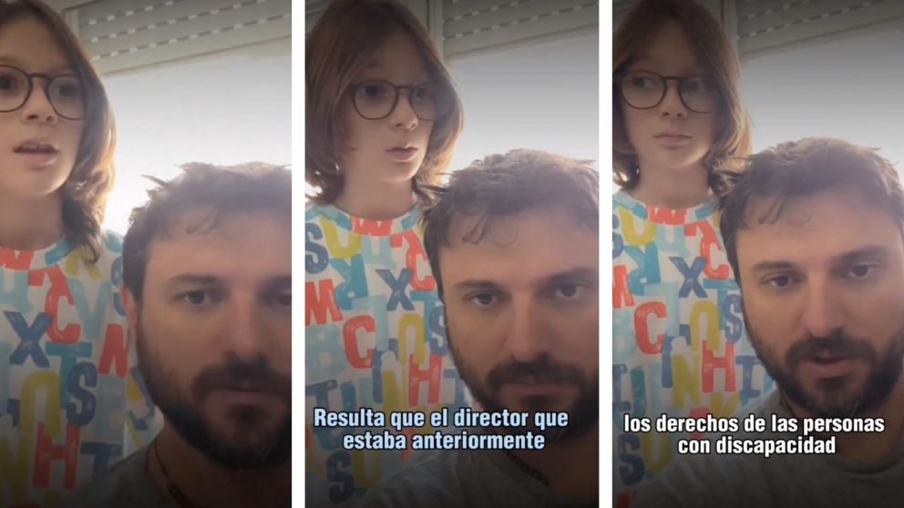 Juan Grabois junto a Ian Moche, difundieron un video alertando sobre "los derechos de las personas con discapacidad".