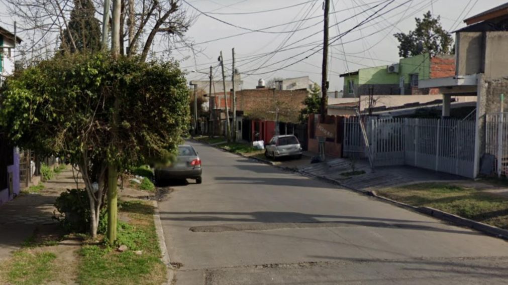 En este barrio ocurrió el mortal ataque que padeció Víctor Hernán Bozzo (Google Street View).