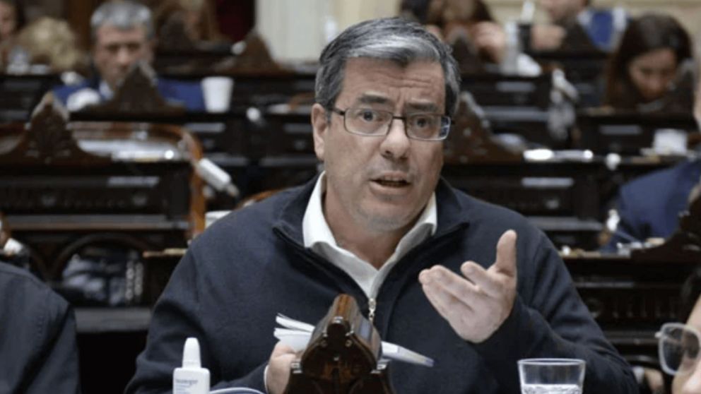 El presidente del bloque de Unión por la Patria (UxP) en Diputados, Gerardo Martínez.