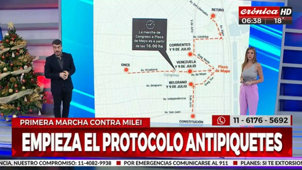 El protocolo antipiquetes ya está en marcha: ¿dónde estarán los controles más importantes?