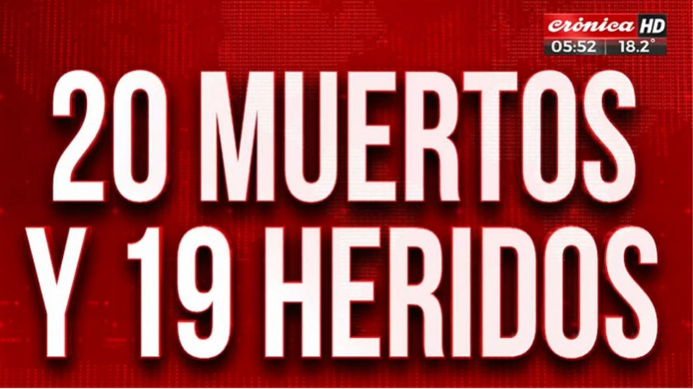 Choque en cadena y explosión: brutal accidente en la ruta deja 20 muertos y 19 heridos