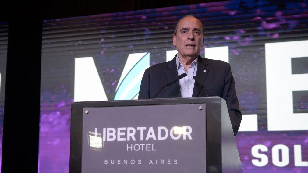 El ministro del Interior, Guillermo Francos, dio detalles de la reunión que Milei mantendrá con los gobernadores (Crónica / Fernando Pérez Ré)-