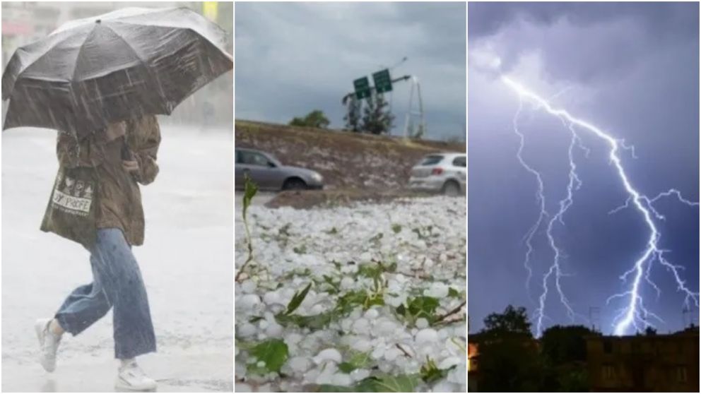 Anticipan fuertes tormentas con actividad el�ctrica y ca�da de granizo en Buenos Aires y varias provincias