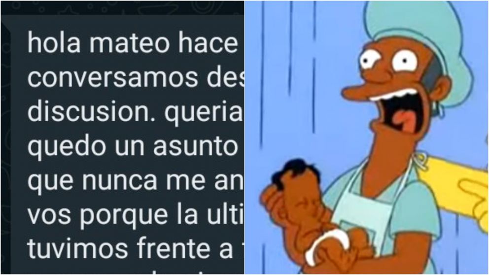 Se enter� de que era pap� por mensaje y sorprendi� a todos en las redes sociales (X/ @18mqtt)