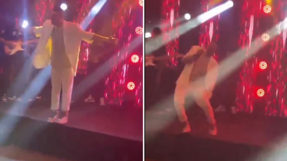 El cantante brasileño Pedro Henrique se desplomó y murió en pleno show luego de sufrir un infarto (Imagen captura video).