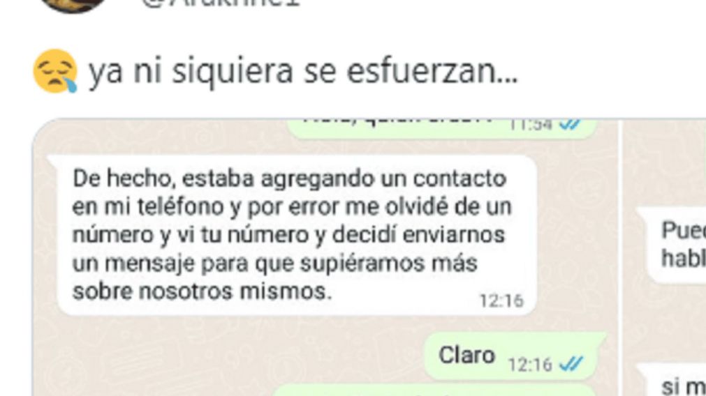 Compartió la charla que mantuvo con un estafador al que desenmascaró y terminó "ghosteada".