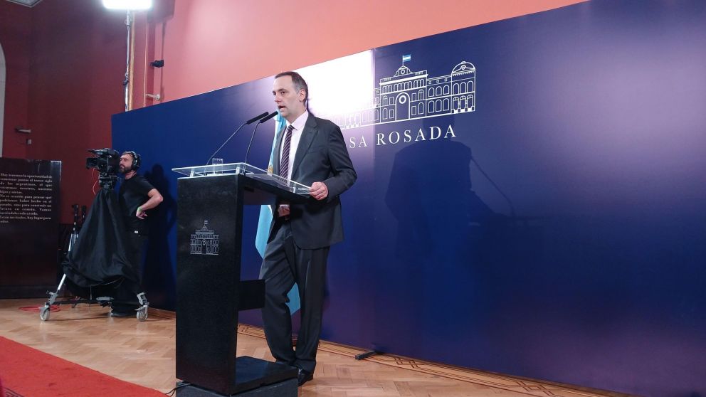 El vocero presidencial, Manuel Adorni (Archivo).