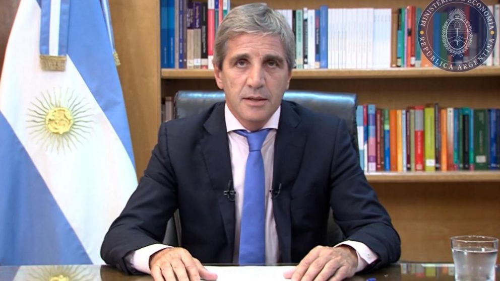 El ministro de Economía, Luis Caputo.