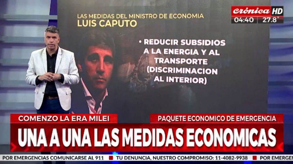 La era Milei arrancó con todo: te explicamos las 10 medidas del ajuste