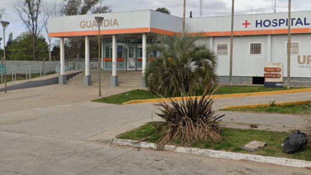 Gast�n N��ez fue atendido por los m�dicos en este centro asistencial.