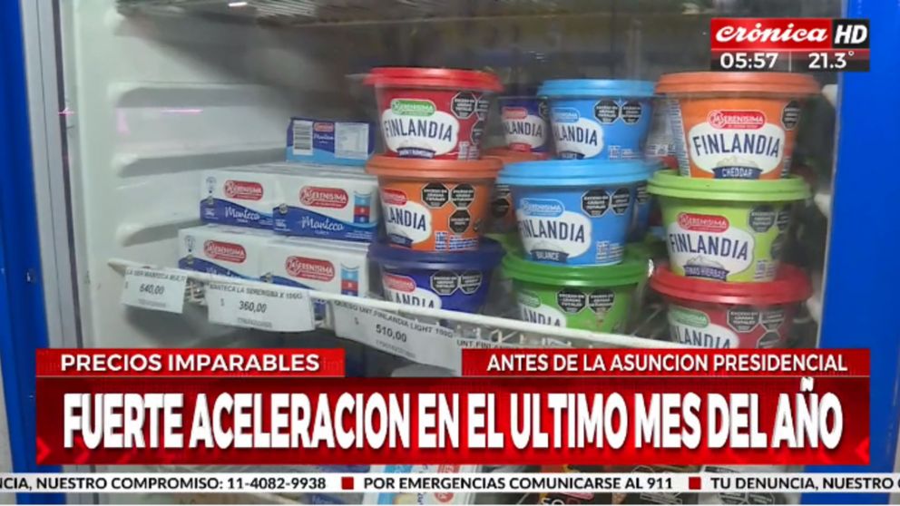 Diciembre al rojo vivo: preocupaci�n por los fuertes aumentos en el precio de los alimentos