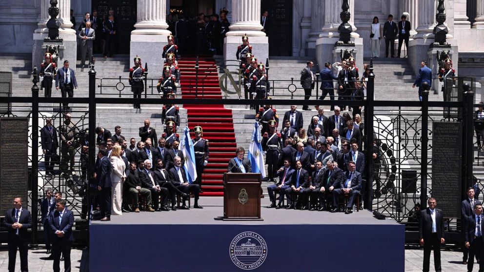 Asunción de Javier Milei: estos son los mandatarios extranjeros, gobernadores, jueces y ministros que participaron.