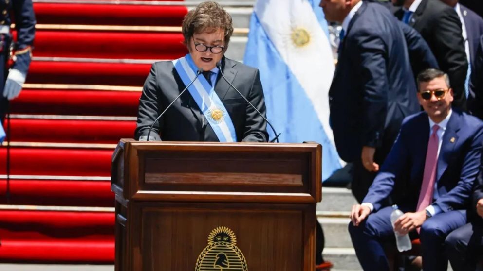 Así fue el discurso completo de Javier Milei al asumir como presidente de la Nación.