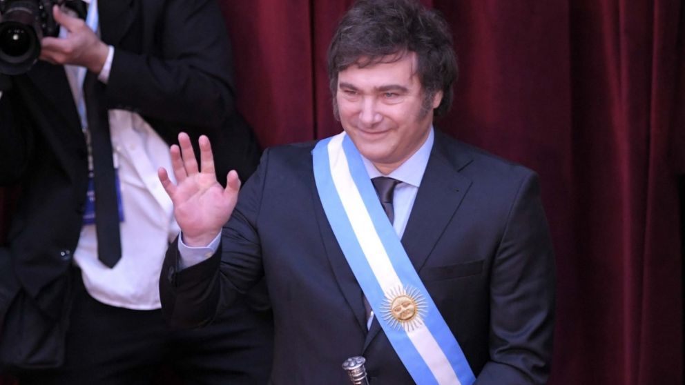 Javier Milei jur� ante la Asamblea Legislativa (T�lam).
