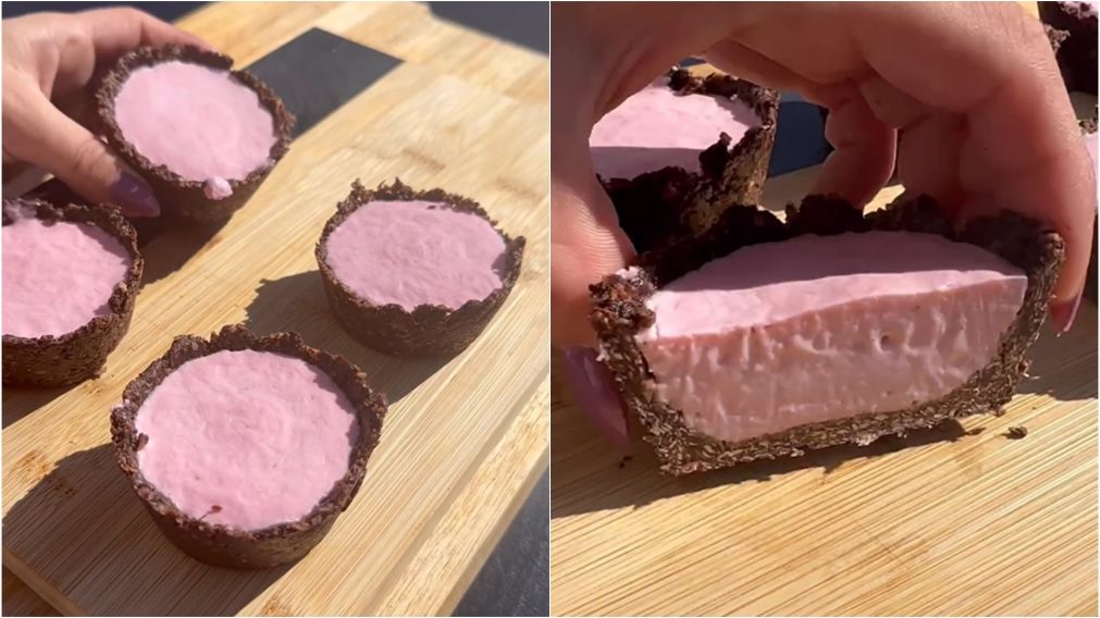 Un postre que lleva pocos ingredientes.