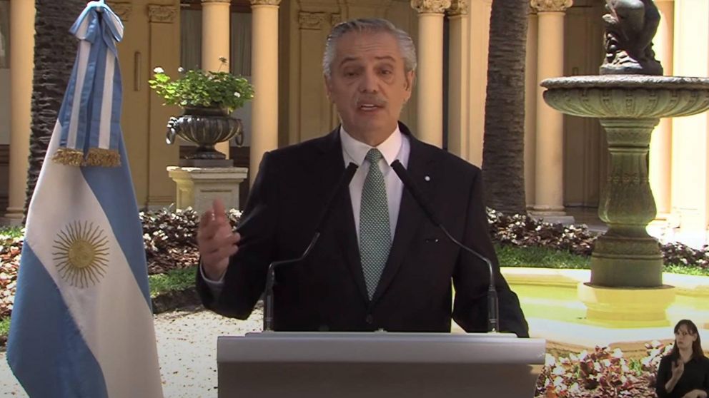 Alberto Fernández brindó su último discurso a la ciudadanía por cadena nacional.