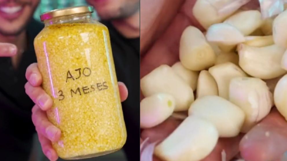 El secreto para pelar ajo de manera f�cil y r�pido.��