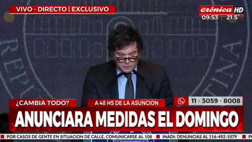 Siguen las reuniones de cara a la asunción de Javier Milei (Crónica HD).