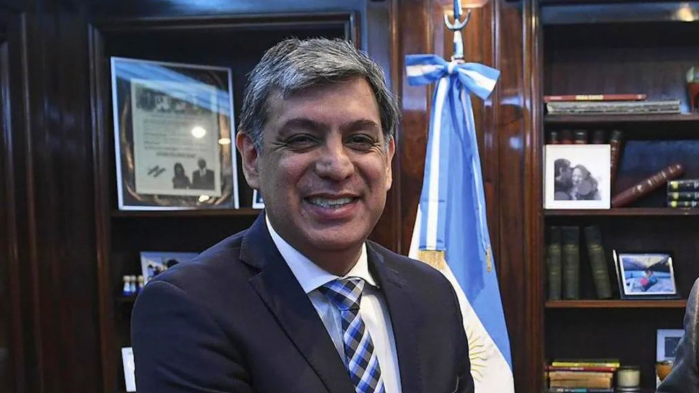 Matías Rodríguez: el senador homenajeado en el Senado.