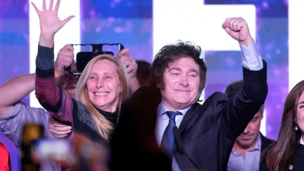 Karina Milei fue destacada por su hermano Javier Milei.