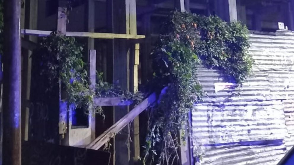 El episodio ocurrió en el interior de esta obra en construcción.