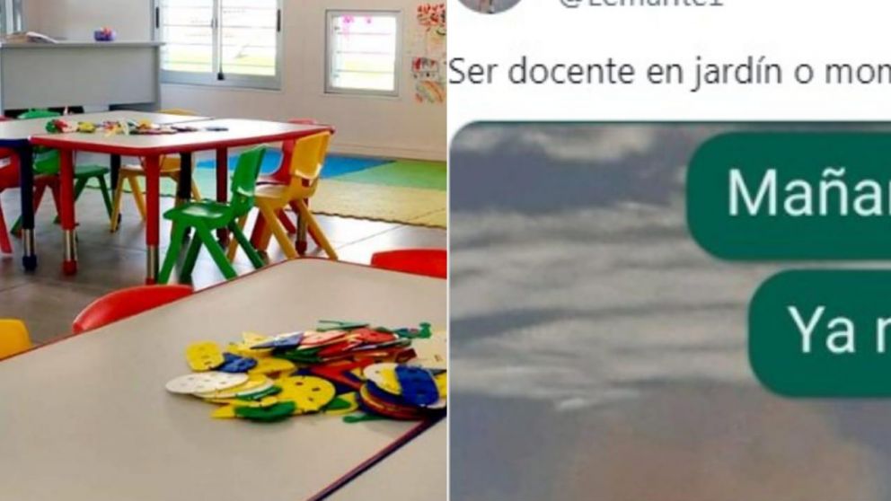 Docente envió un divertido mensaje con una situación que vivió en el jardín y aparecieron miles de anécdotas similares.