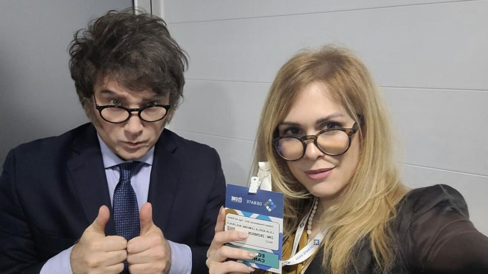 Lilia Lemoine, del maquillaje a la política con Javier Milei (Archivo).