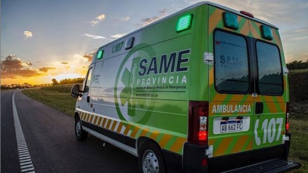 La madre de la embarazada fue llevada al hospital.