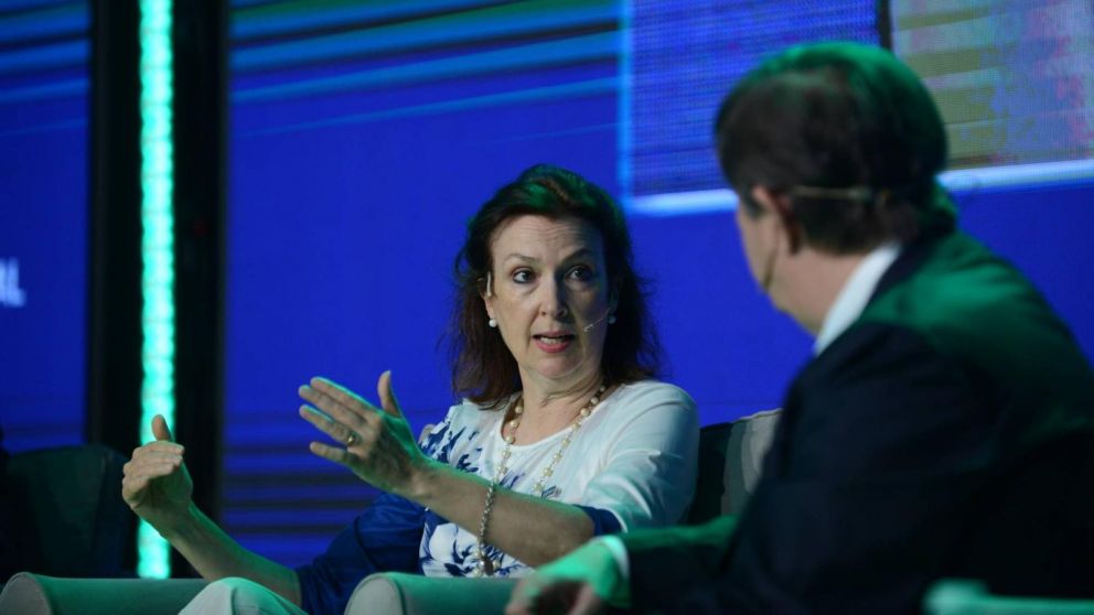 Diana Mondino en la Conferencia de la UIA (Crónica/Hernán Nersesian).
