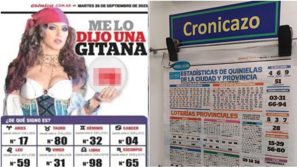 Lo ped�s, lo ten�s: �El Cronicazo est� ac�! Los n�meros de la suerte y el gran candidato para la Quiniela