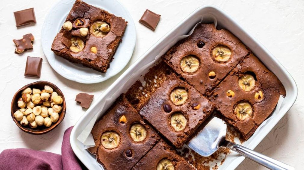 Brownies de banana: una vuelta de tuerca para un postre clásico irresistible.