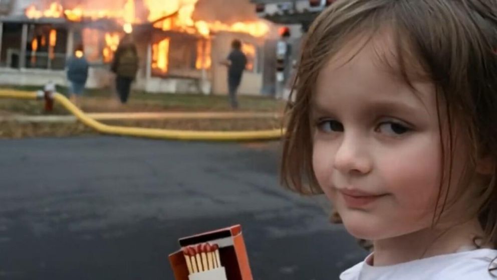 Una de las imágenes "convertidas" por la inteligencia artificial (Twitter).