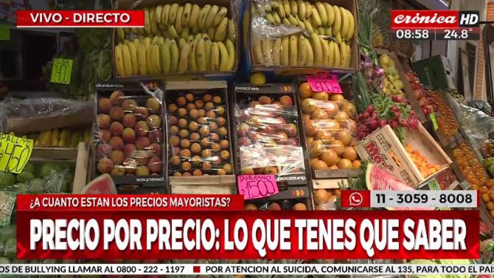 ¿Cuáles son las frutas y verduras que bajaron de precio?