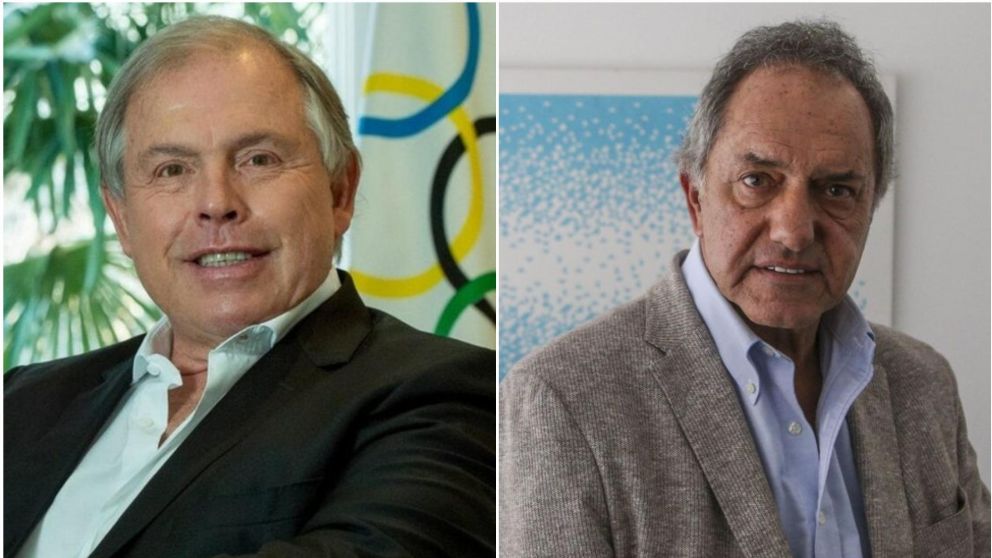 Gerardo Werthein y Daniel Scioli (Archivo).