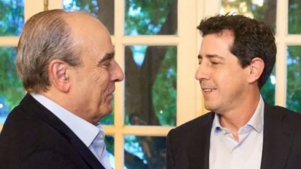 Guillermo Francos y "Wado" de Pedro.