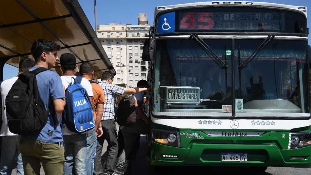 Paro de colectivos en el AMBA (Imagen ilustrativa).