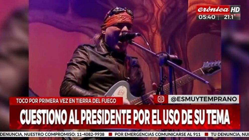 El cantante de "La Renga" apuntó contra Javier Milei: ¿qué dijo?