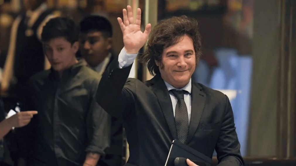 Javier Milei realiza su primer viaje como presidente electo (Archivo).