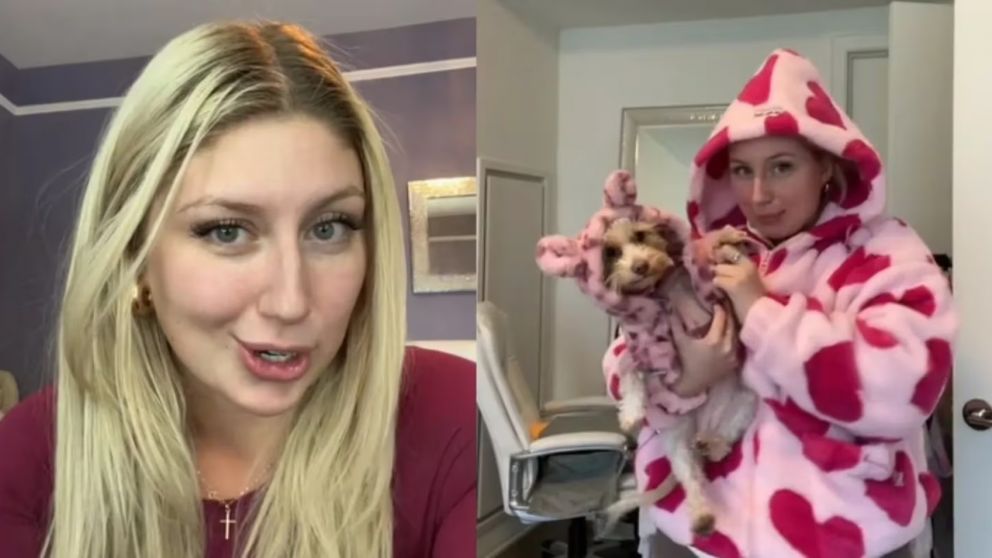 Una joven regresó a su casa y descubrió que su perro estaba borracho por un insólito error (Imagen captura vídeo).