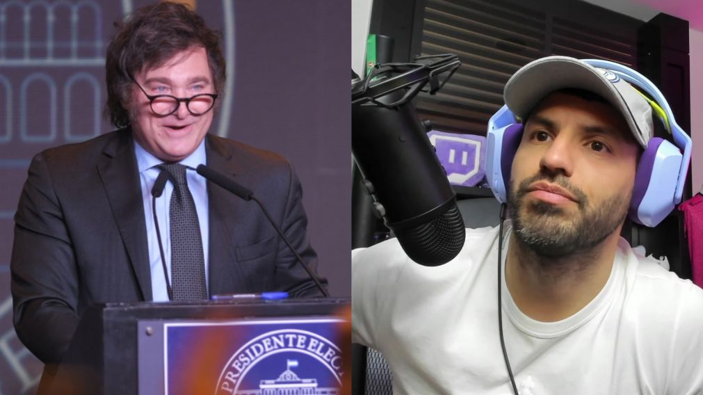 El "Kun" Agüero desconcertó a todos con su declaración sobre Javier Milei.